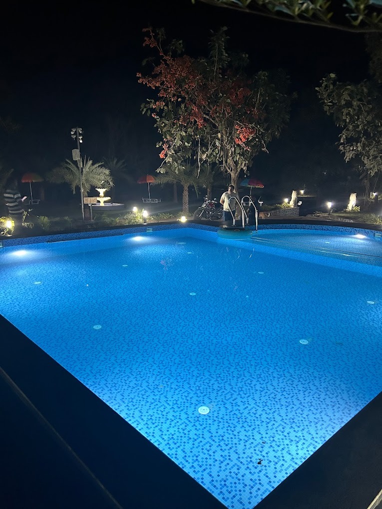 karjat resorts for family with swimming pool